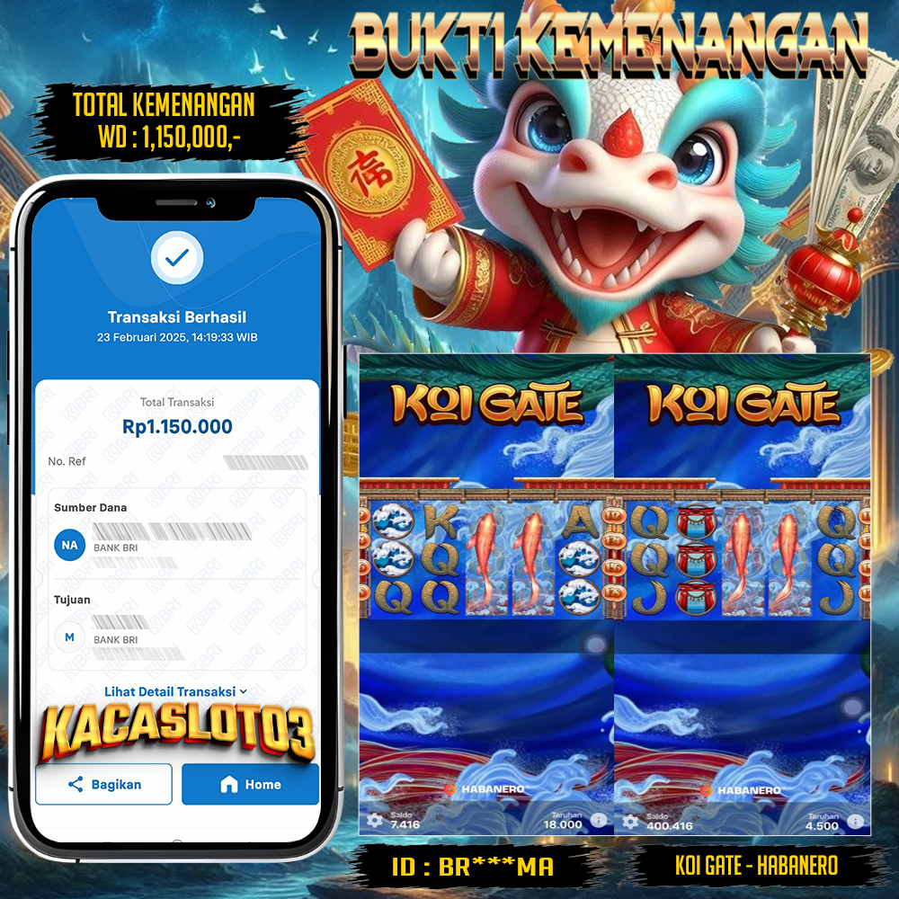 KACASLOT03 Bukti Kemenangan KOI GATE – HABANERO