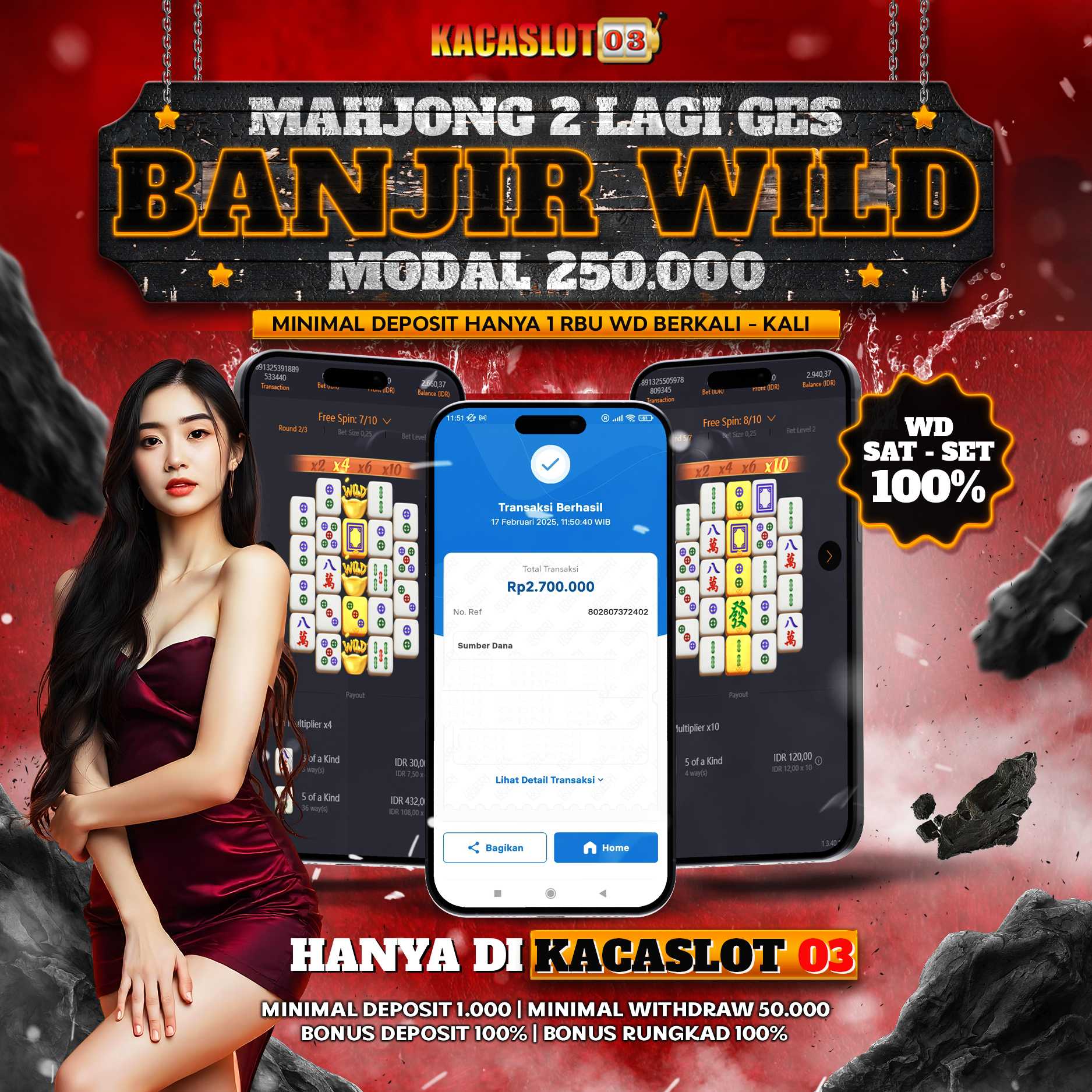 KACASLOT03 Bukti Kemenangan PGSoft Mahjong Ways 2