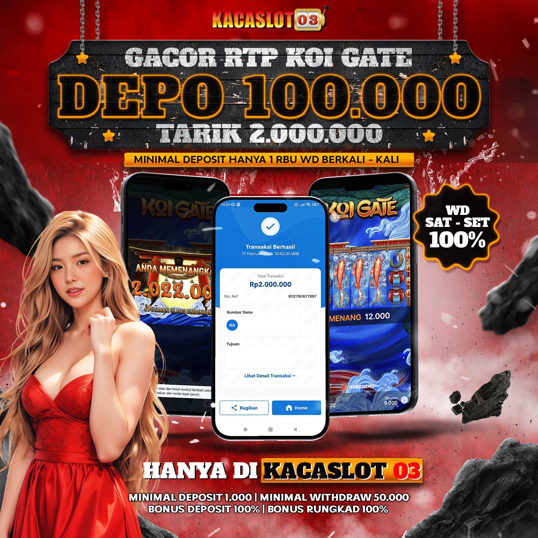 KACASLOT03 Bukti Kemenangan HABANERO KOI GATE