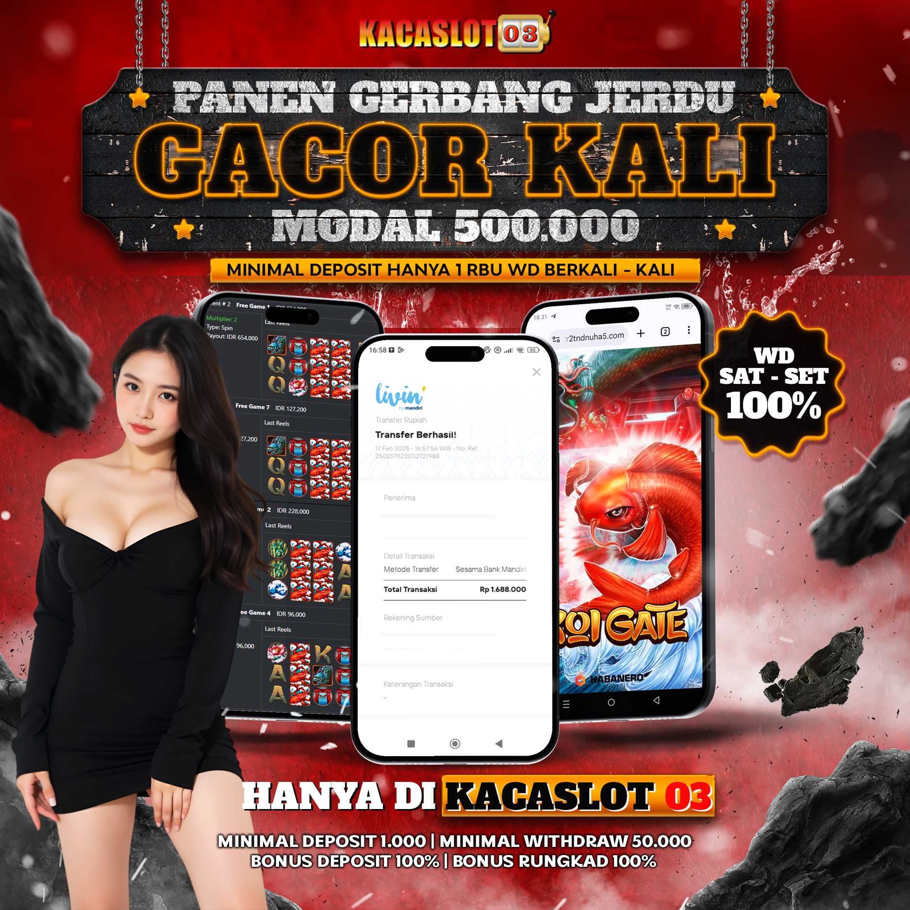 KACASLOT03 Bukti Kemenangan Habanero KOI GATE