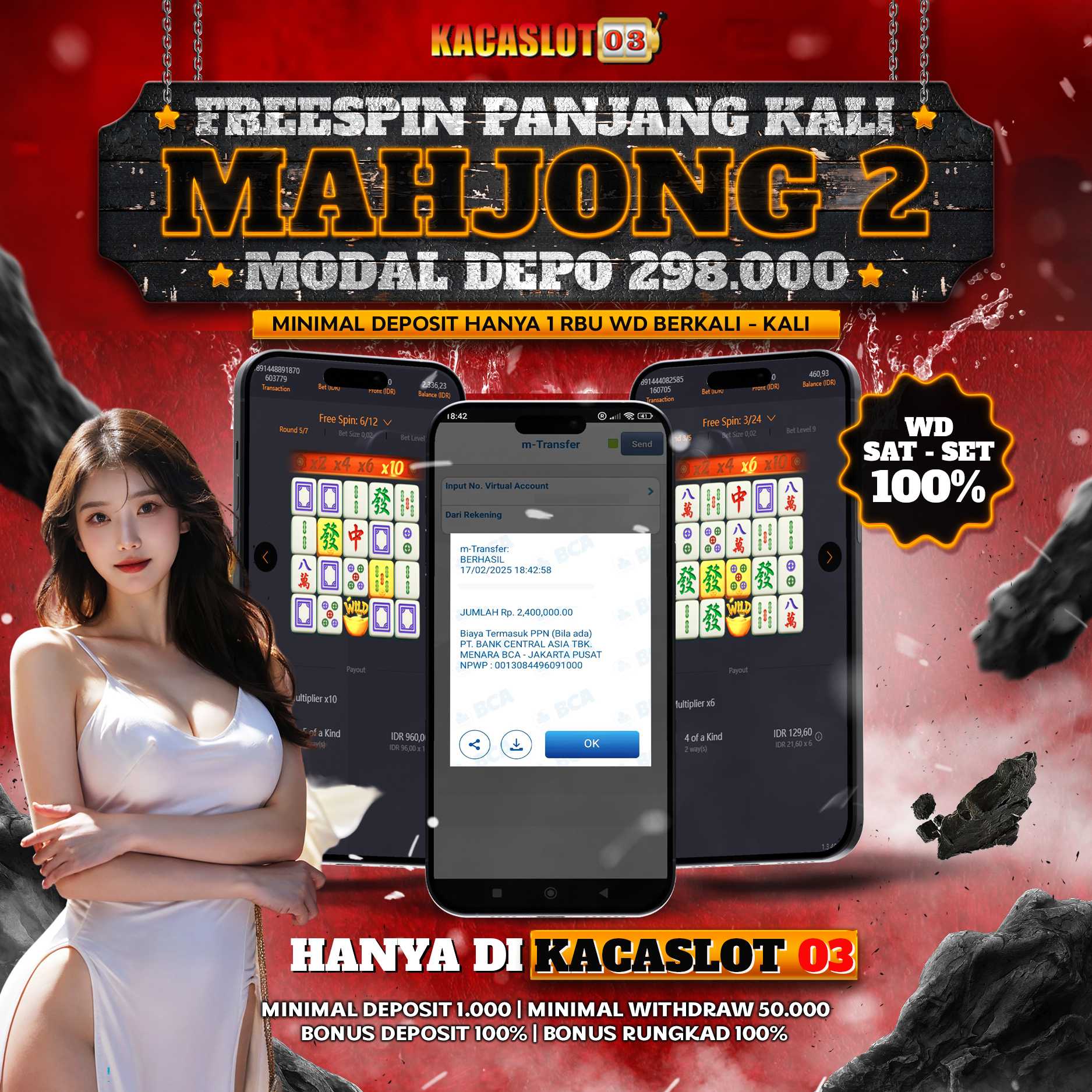 KACASLOT03 Bukti Kemenangan PGSoft Mahjong Ways 2