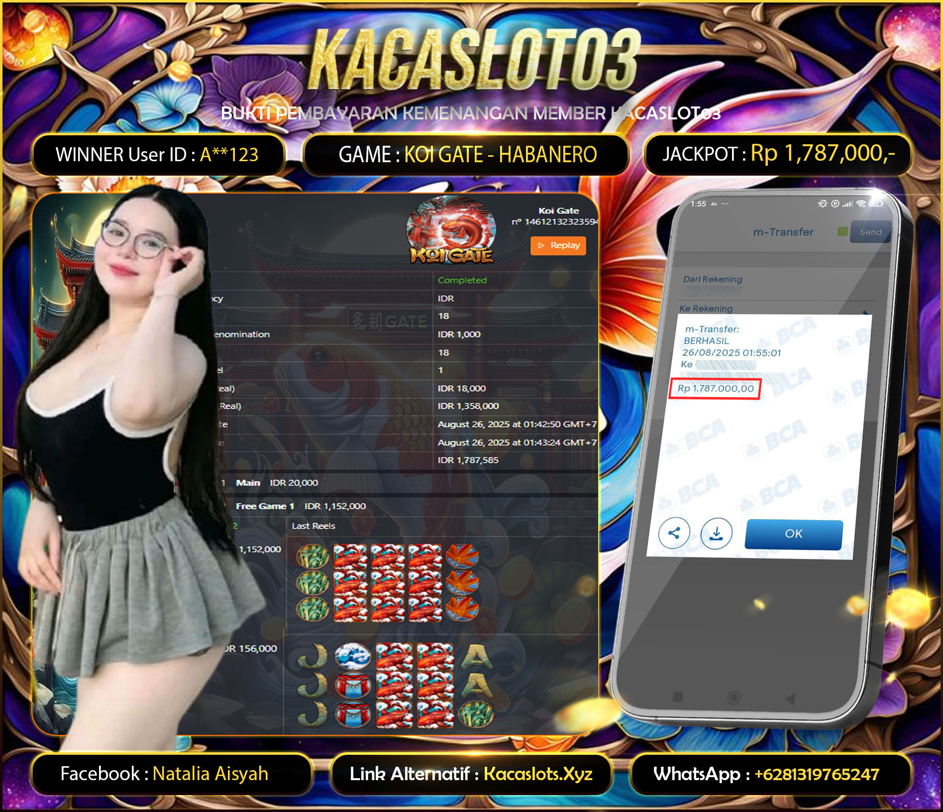 KACASLOT03 Bukti Kemenangan KOI GATE – HABANERO