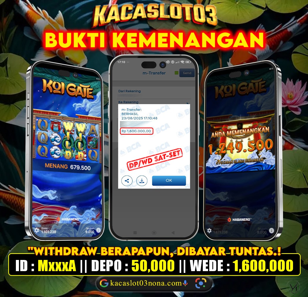 KACASLOT03 Bukti Kemenangan KOI GATE HABANERO