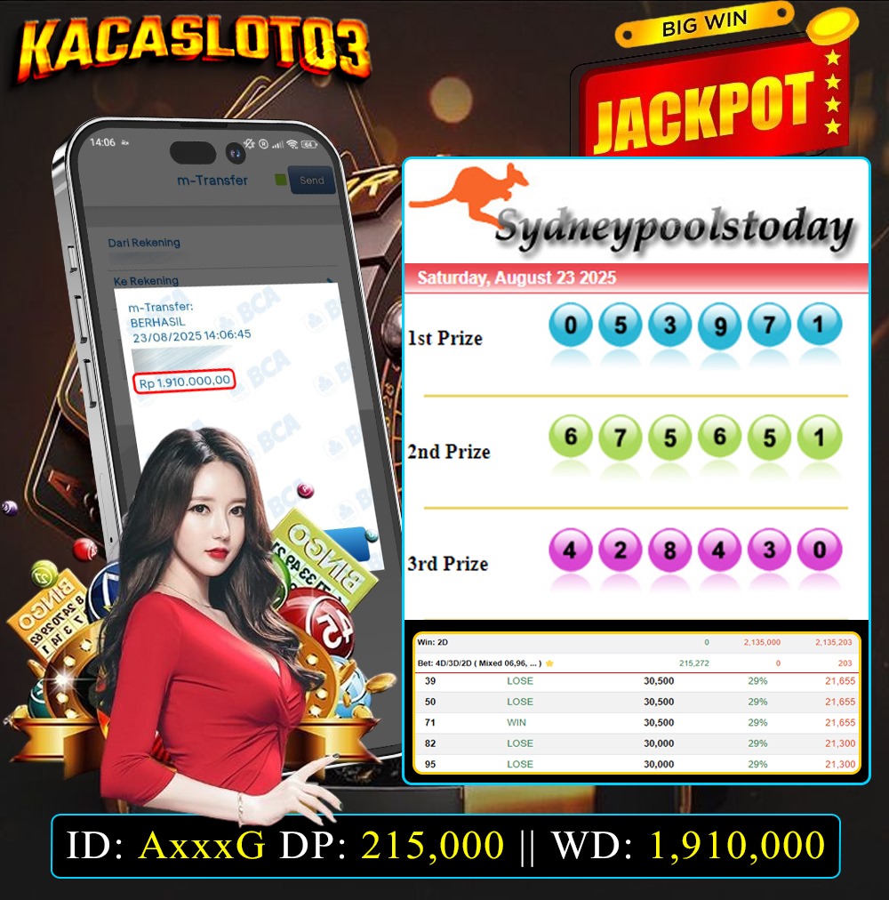 KACASLOT03 Bukti Kemenangan SYDNEY POOLS