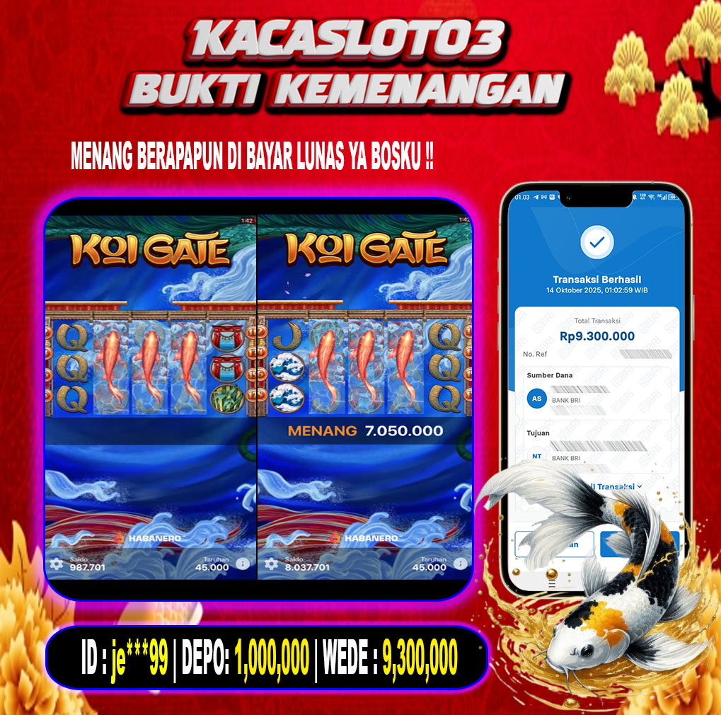 KACASLOT03 Bukti Kemenangan KOI GATE – HABANERO