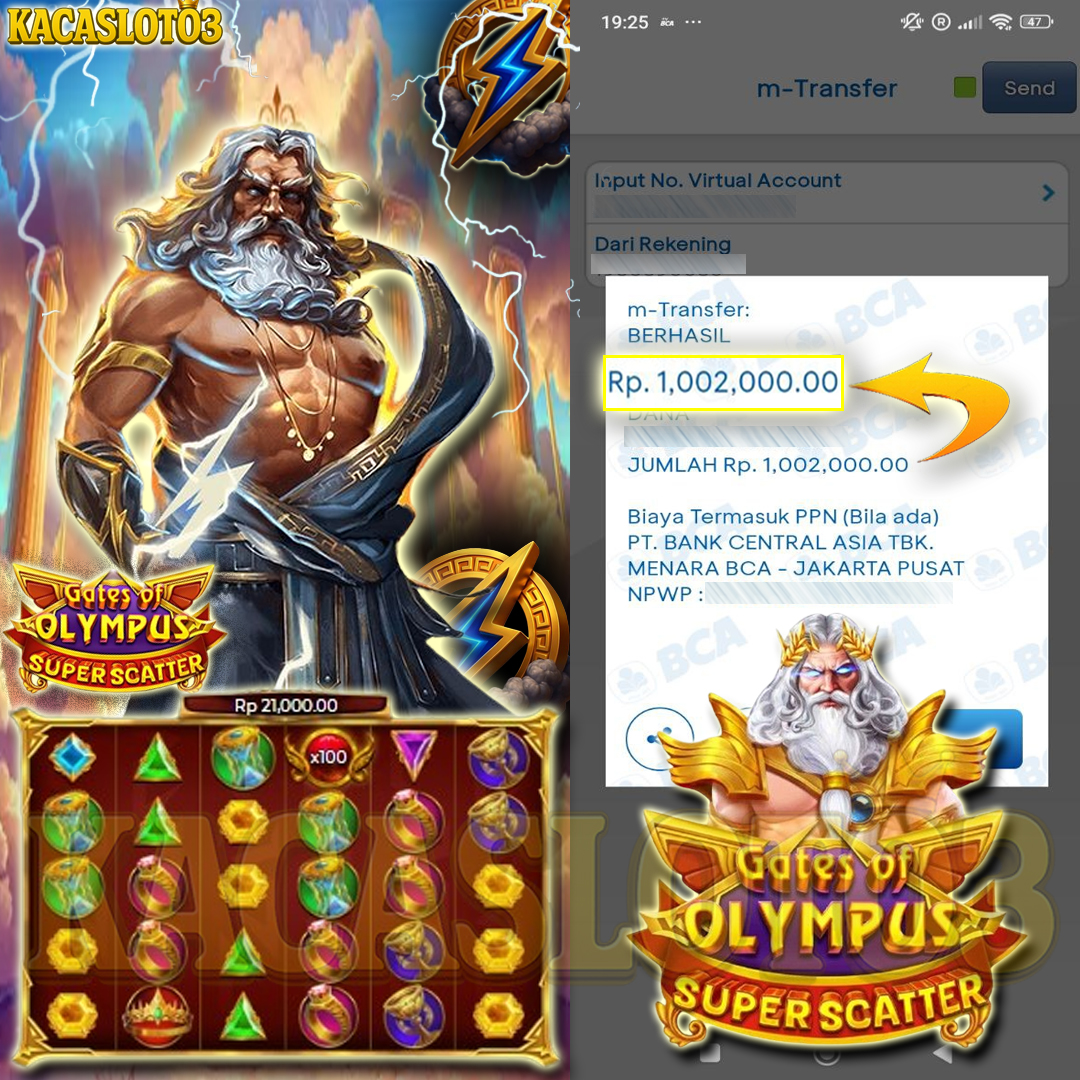KACASLOT03 Bukti Kemenangan Gates of Olympus Super Scatter – Pragmatic Play
