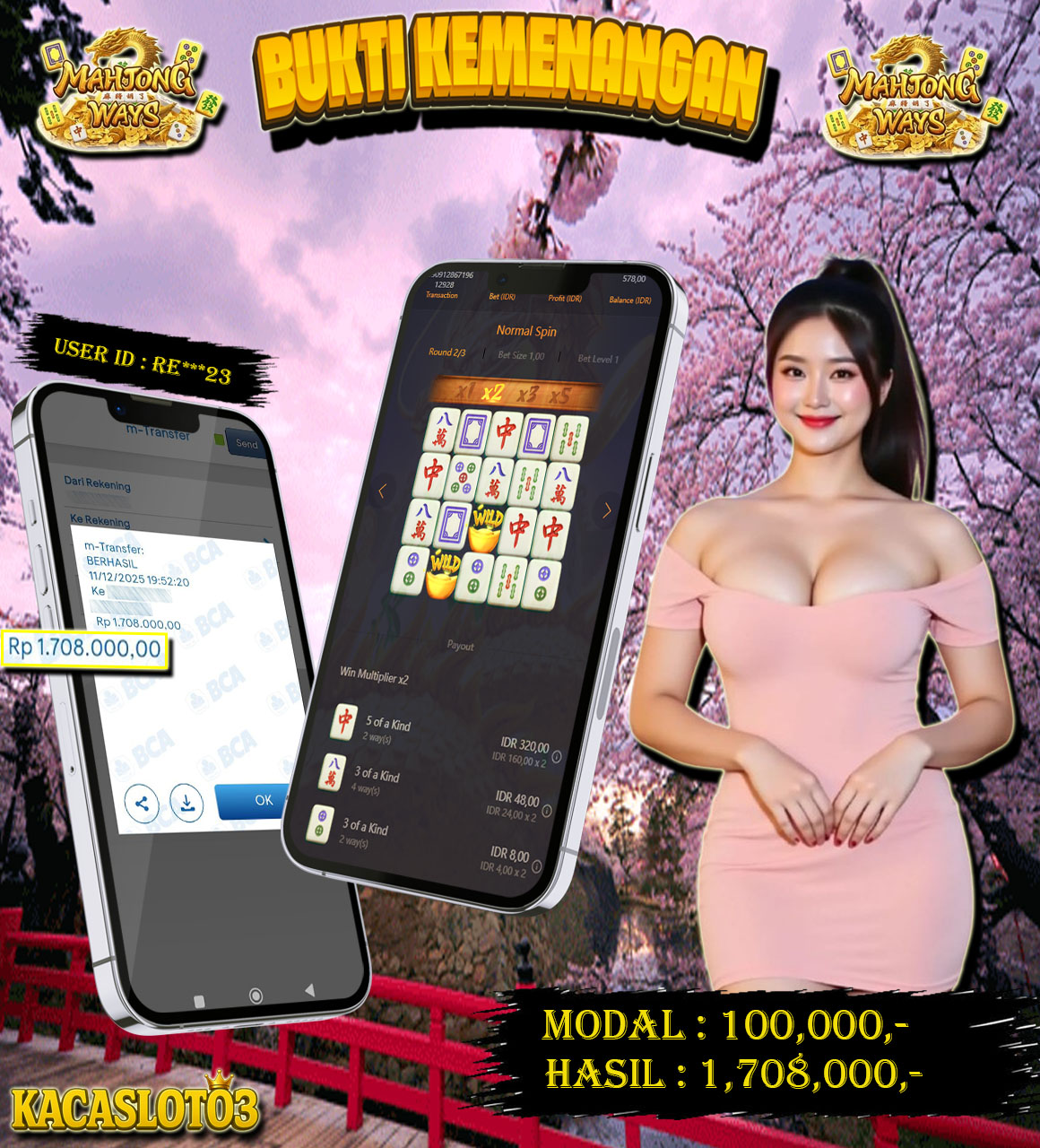 KACASLOT03 Bukti Kemenangan MAHJONG WAYS – PG SOFT