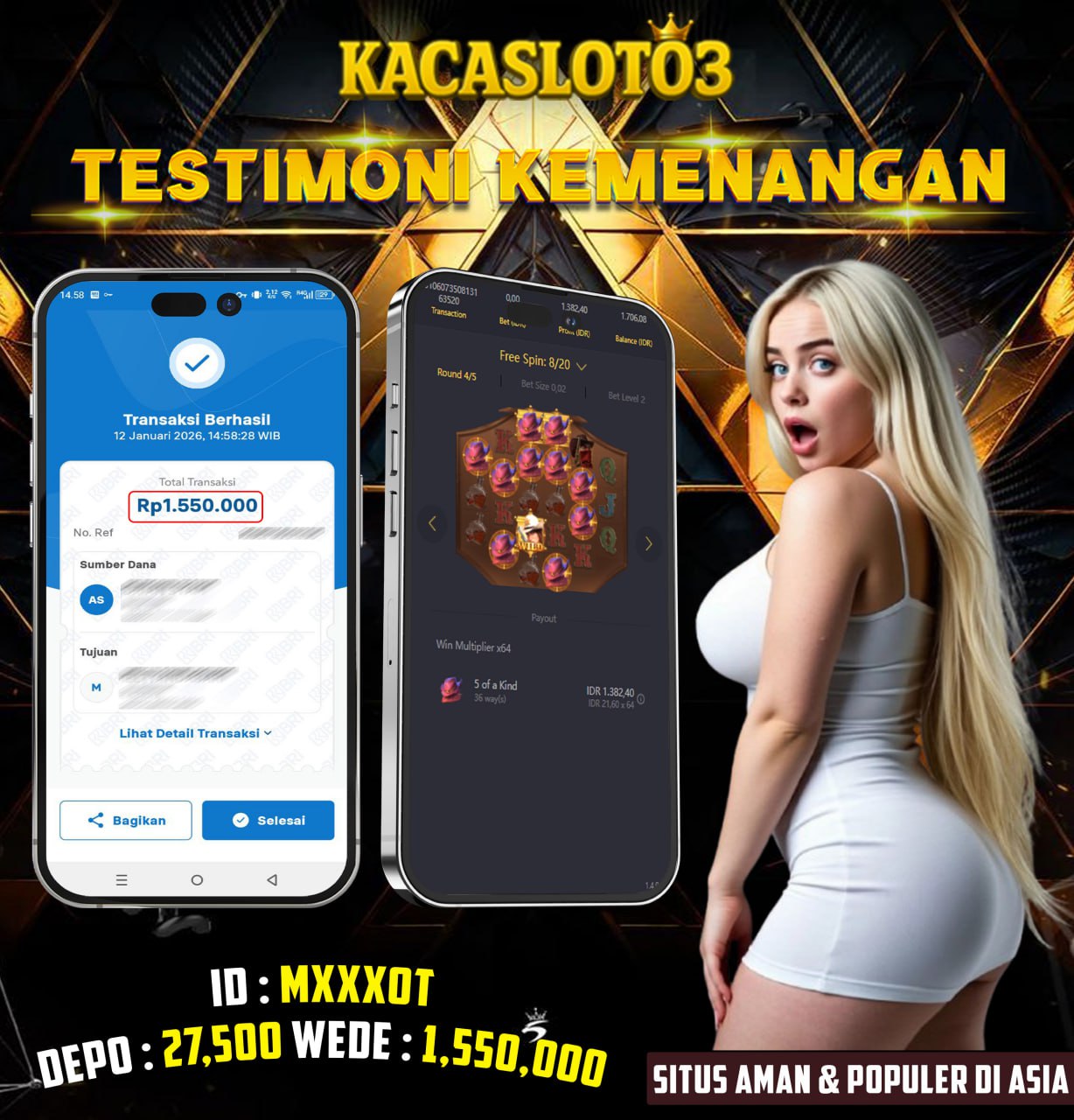 KACASLOT03 Bukti Kemenangan WILD BOUNTY SHOWDOWN