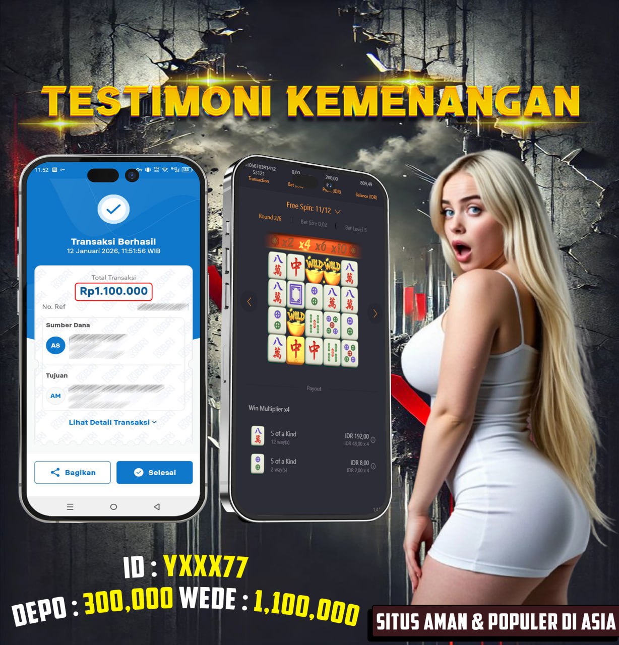 KACASLOT03 Bukti Kemenangan MAHJONG WAYS PG – SOFT